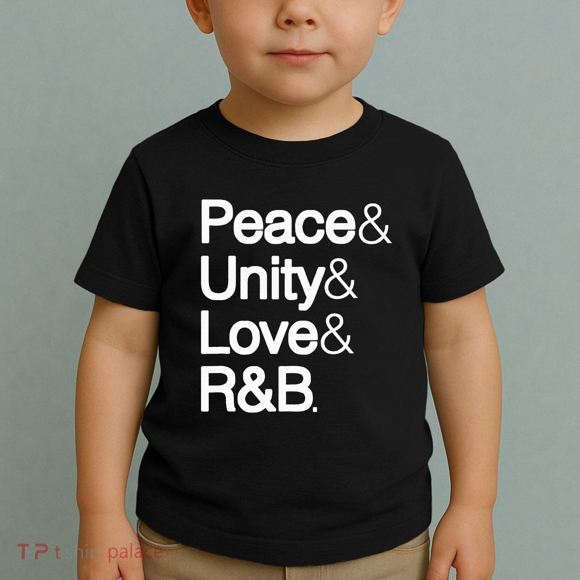Peace Unity Love & R&B Rnb Soul Music Lovers Toddler T-Shirt
