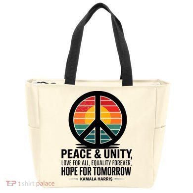 Peace Unity Love For All Equality Forever Hope For Tomorrow Tote Bag