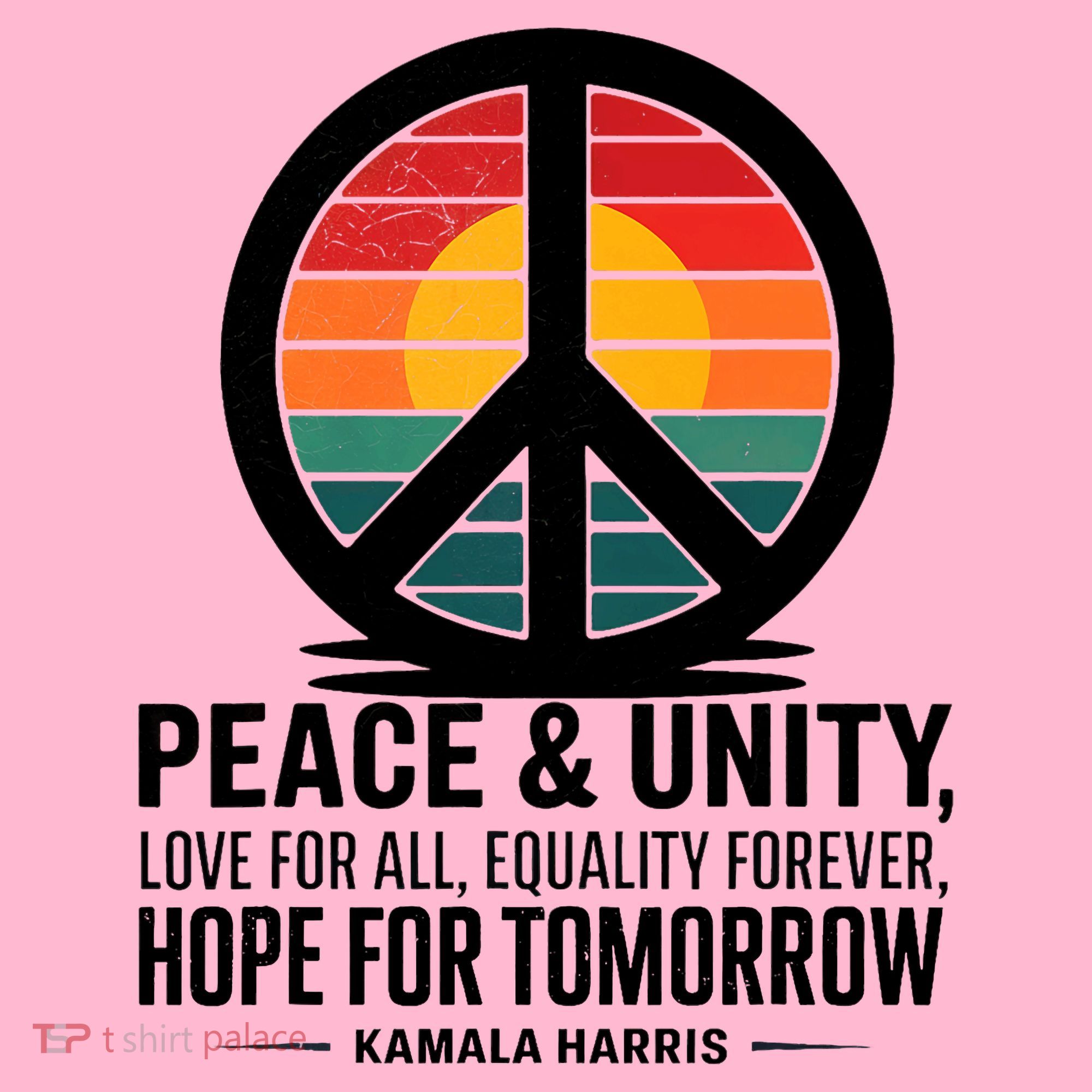 Peace Unity Love For All Equality Forever Hope For Tomorrow Coaster