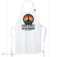 Peace Unity Love For All Equality Forever Hope For Tomorrow Apron thumb 0