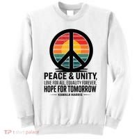 Peace Unity Love For All Equality Forever Hope For Tomorrow Sweatshirt thumb 0