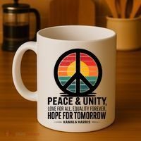 Peace Unity Love For All Equality Forever Hope For Tomorrow Coffee Mug thumb 4