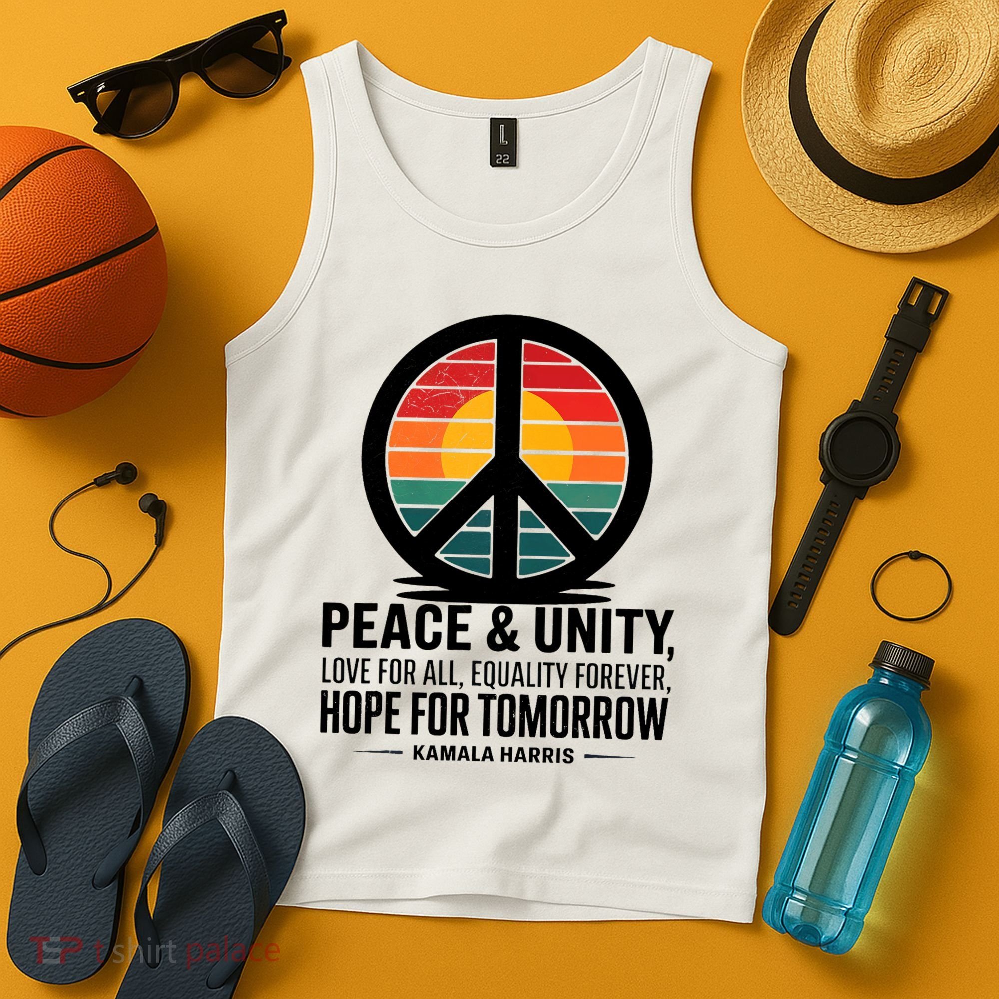 Peace Unity Love For All Equality Forever Hope For Tomorrow Tank Top