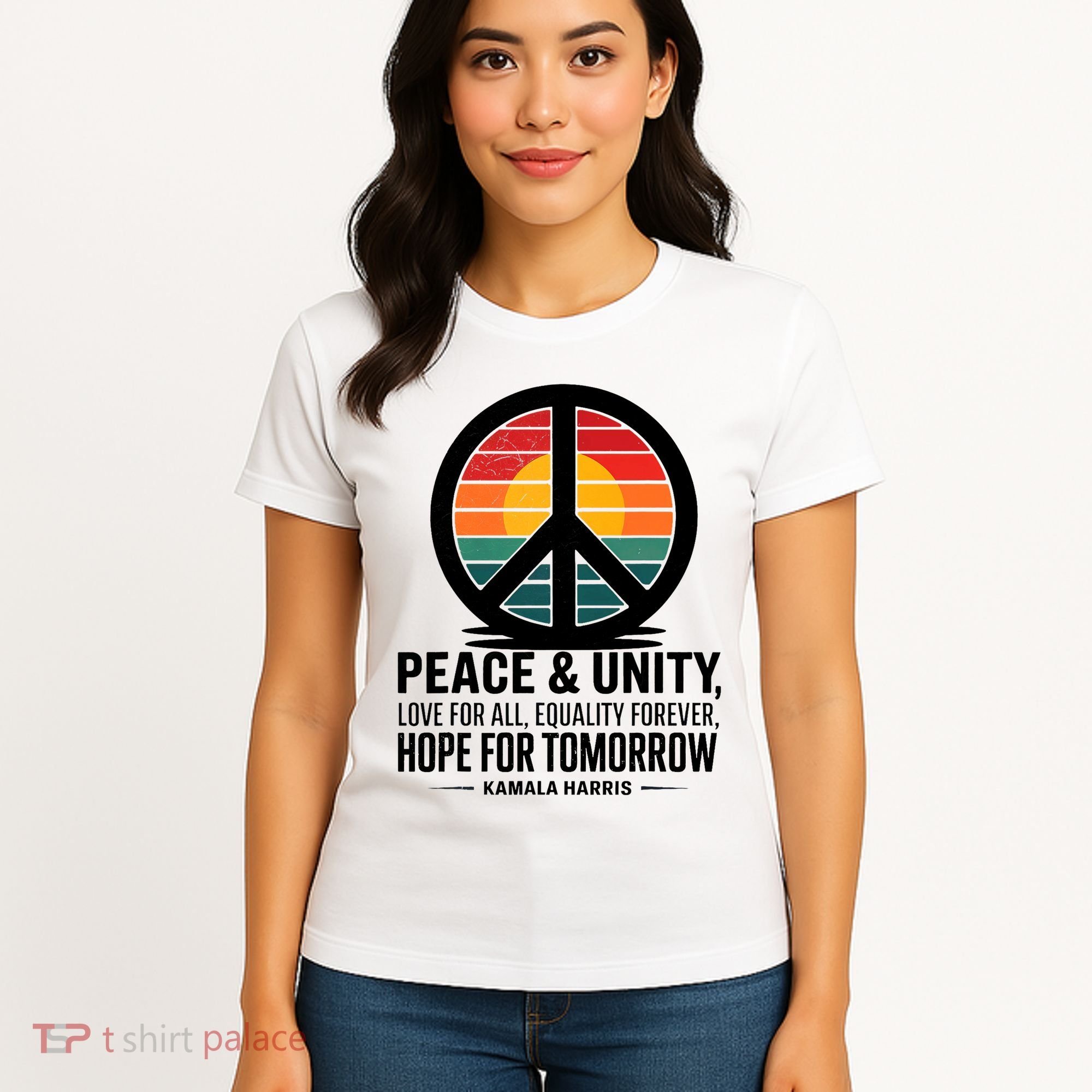 Peace Unity Love For All Equality Forever Hope For Tomorrow Women's T-Shirt