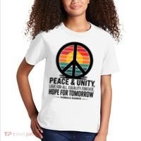 Peace Unity Love For All Equality Forever Hope For Tomorrow Kids T-Shirt thumb 2