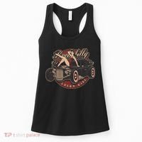 Pin Up Lucky Girl Classic Hot Rod Rockabilly Women's Tank Top thumb 0