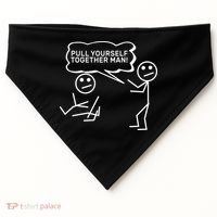 Pull Yourself Together Man USA-Made Doggie Bandana thumb 0