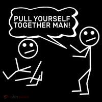 Pull Yourself Together Man Women's Hoodie thumb 2