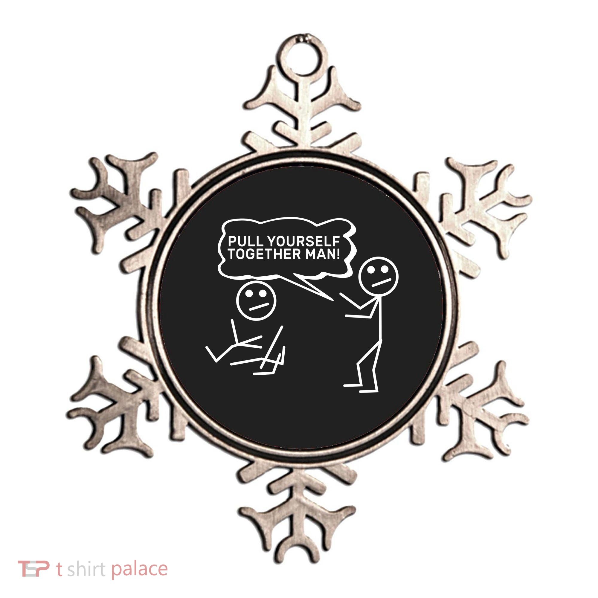 Pull Yourself Together Man Ornament