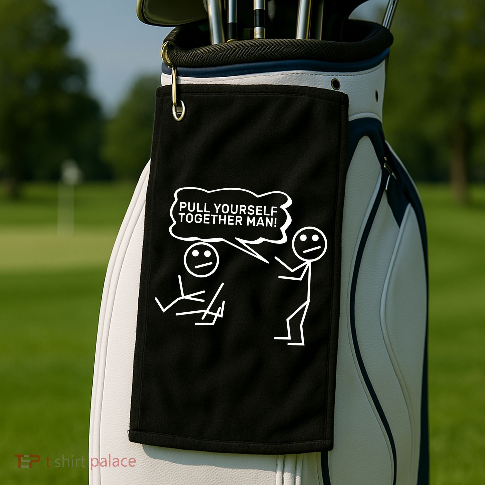 Pull Yourself Together Man Golf Towel