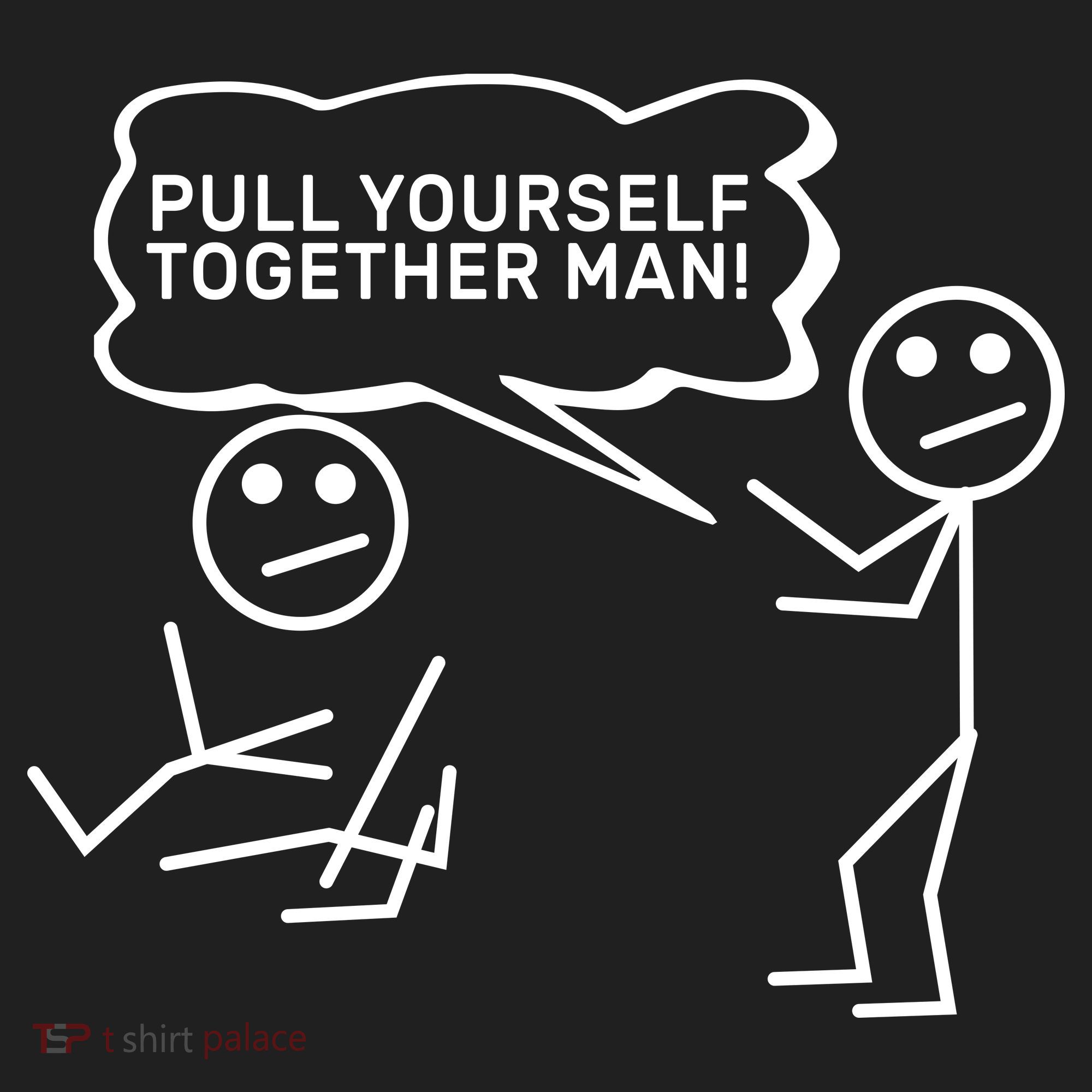 Pull Yourself Together Man Golf Towel