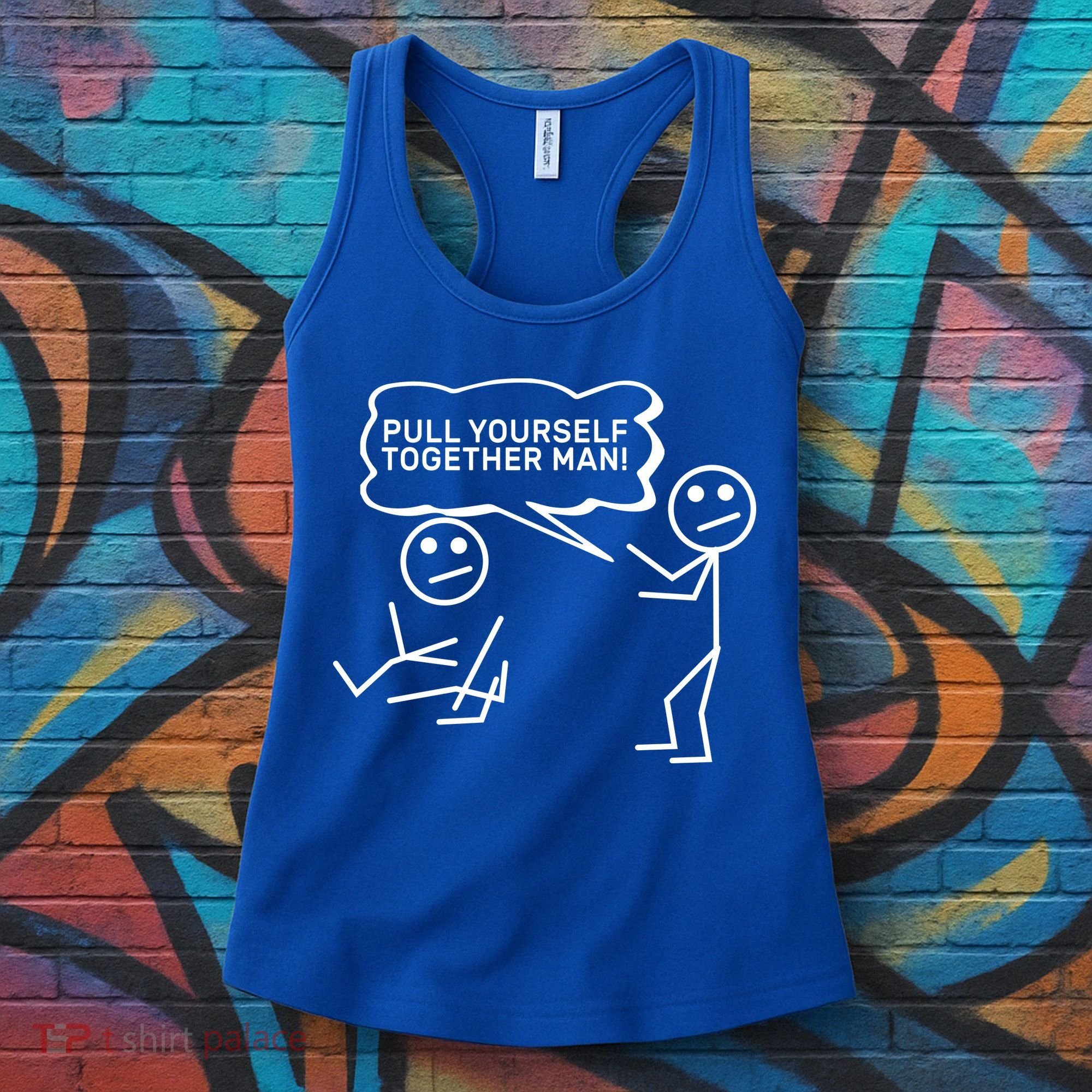 Pull Yourself Together Man Women's Tank Top