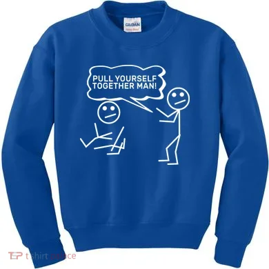 Pull Yourself Together Man Kids Sweatshirt