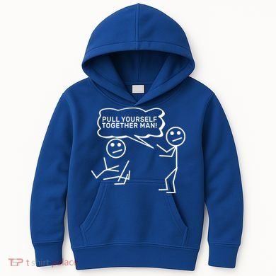 Pull Yourself Together Man Kids Hoodie