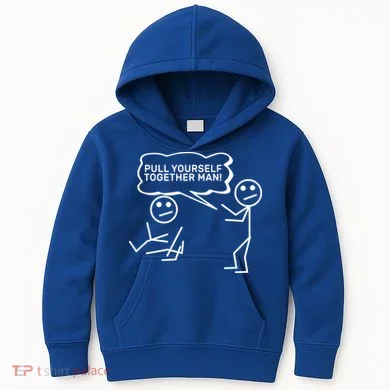 Pull Yourself Together Man Kids Hoodie