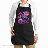 Purple Up Military Astronaut Rocket Space Military Apron thumb 2