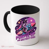 Purple Up Military Astronaut Rocket Space Military Coffee Mug thumb 0