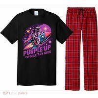 Purple Up Military Astronaut Rocket Space Military Pajama Set thumb 0
