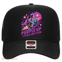 Purple Up Military Astronaut Rocket Space Military Hat thumb 0