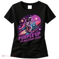 Purple Up Military Astronaut Rocket Space Military Women's T-Shirt thumb 0