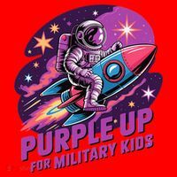 Purple Up Military Astronaut Rocket Space Military Santa Hat thumb 1