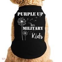 Purple Up Military Child Doggie Tank thumb 0