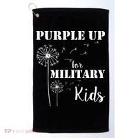 Purple Up Military Child Golf Towel thumb 0