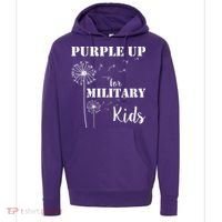 Purple Up Military Child Hoodie thumb 0