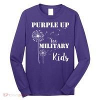 Purple Up Military Child Long Sleeve Shirt thumb 0