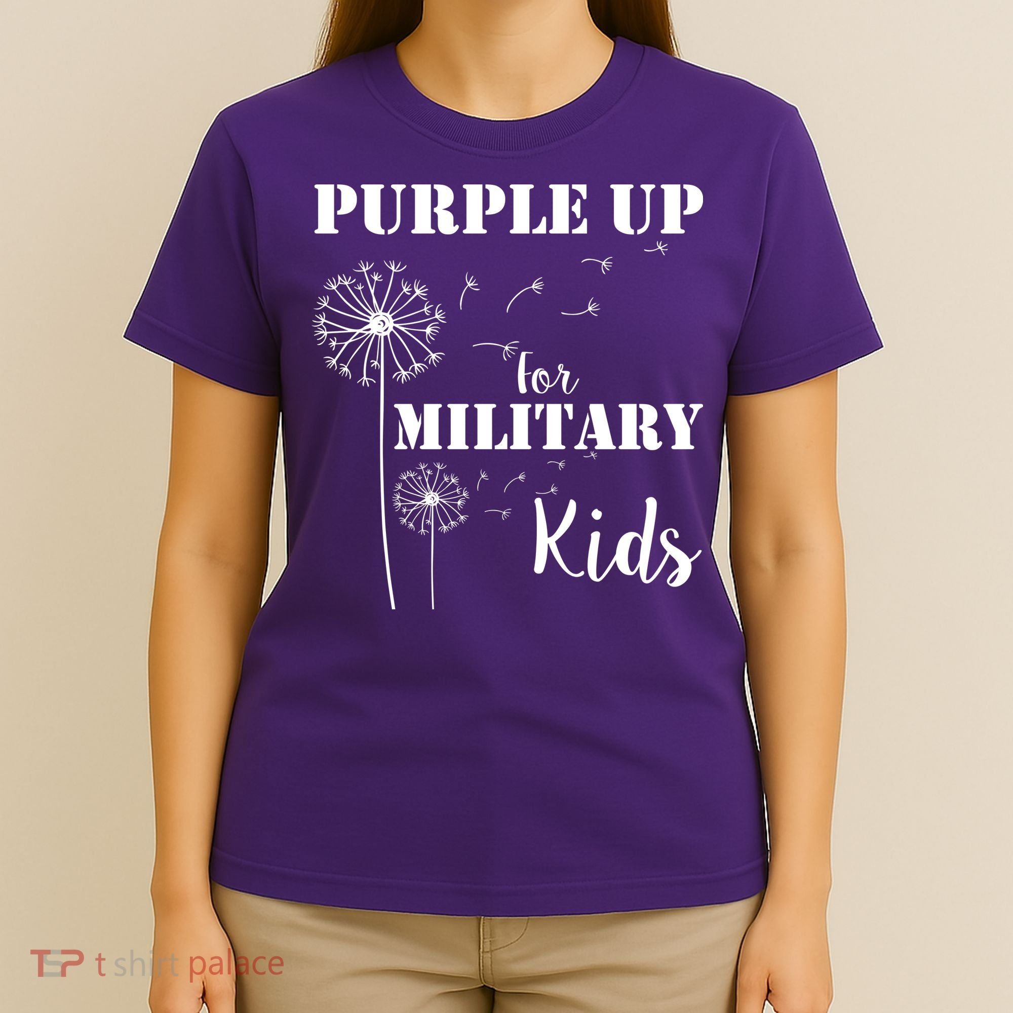 Purple Up Military Child T-Shirt