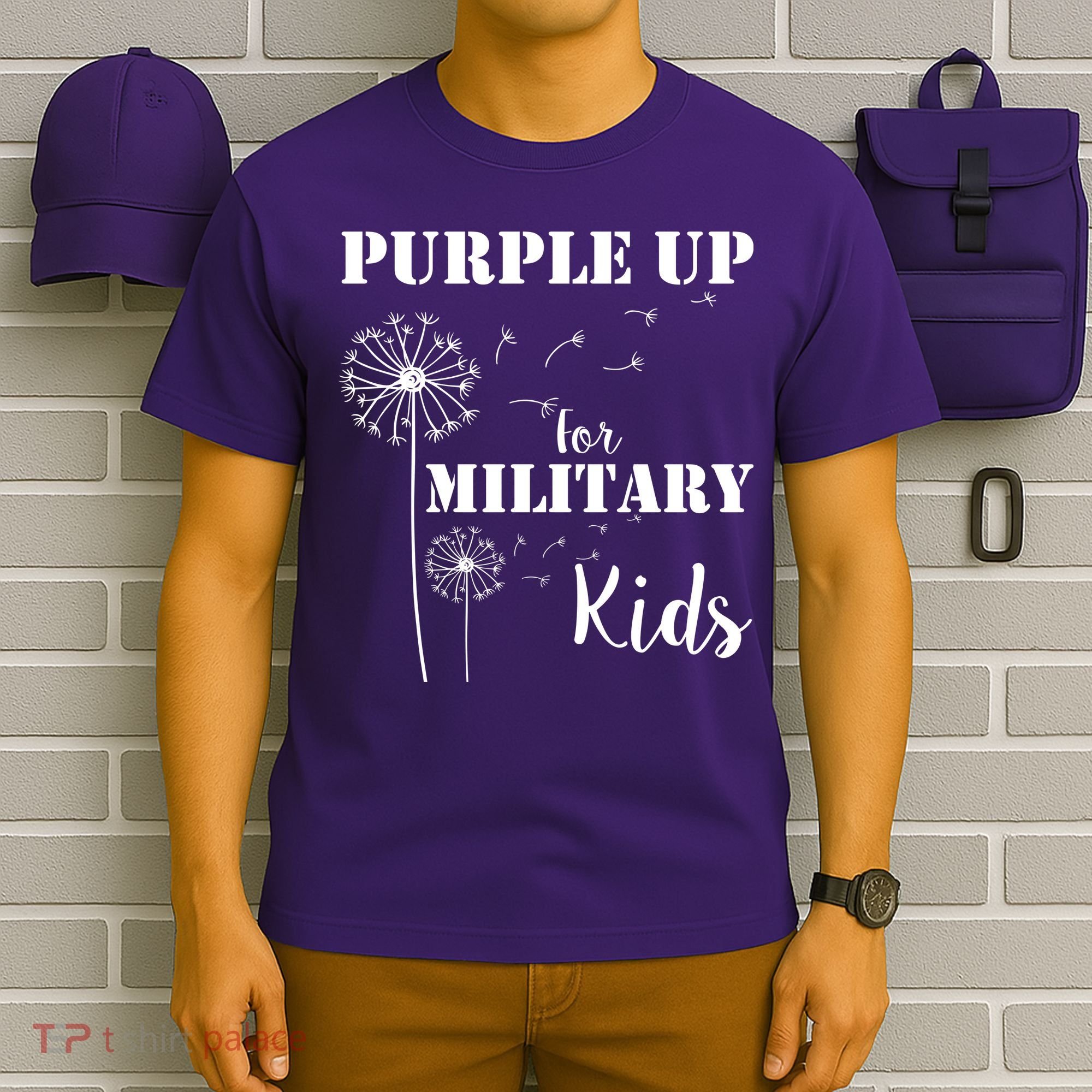 Purple Up Military Child T-Shirt