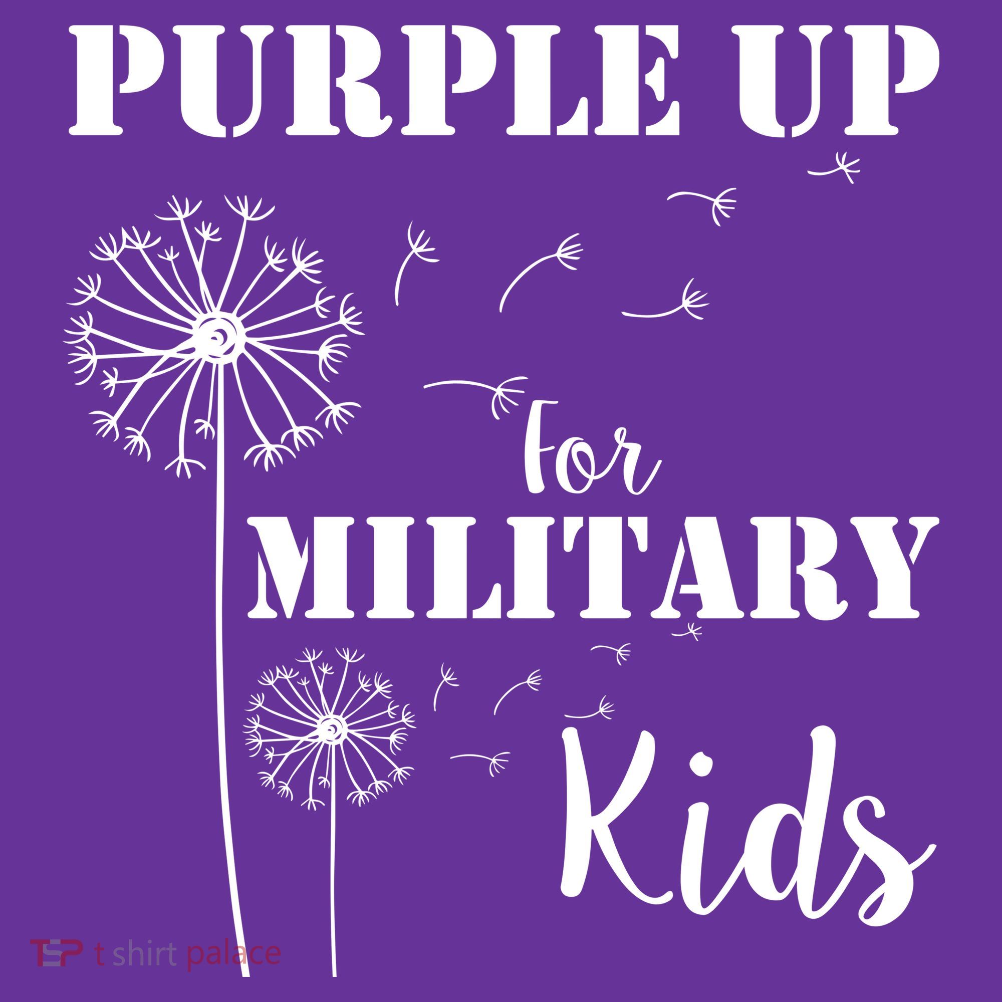 Purple Up Military Child T-Shirt