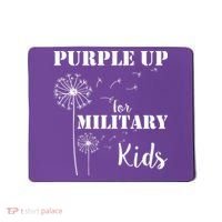Purple Up Military Child Mousepad thumb 0