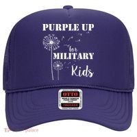 Purple Up Military Child Hat thumb 0