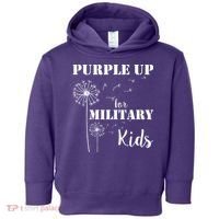 Purple Up Military Child Toddler Hoodie thumb 0