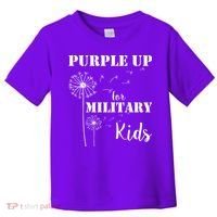 Purple Up Military Child Toddler T-Shirt thumb 0