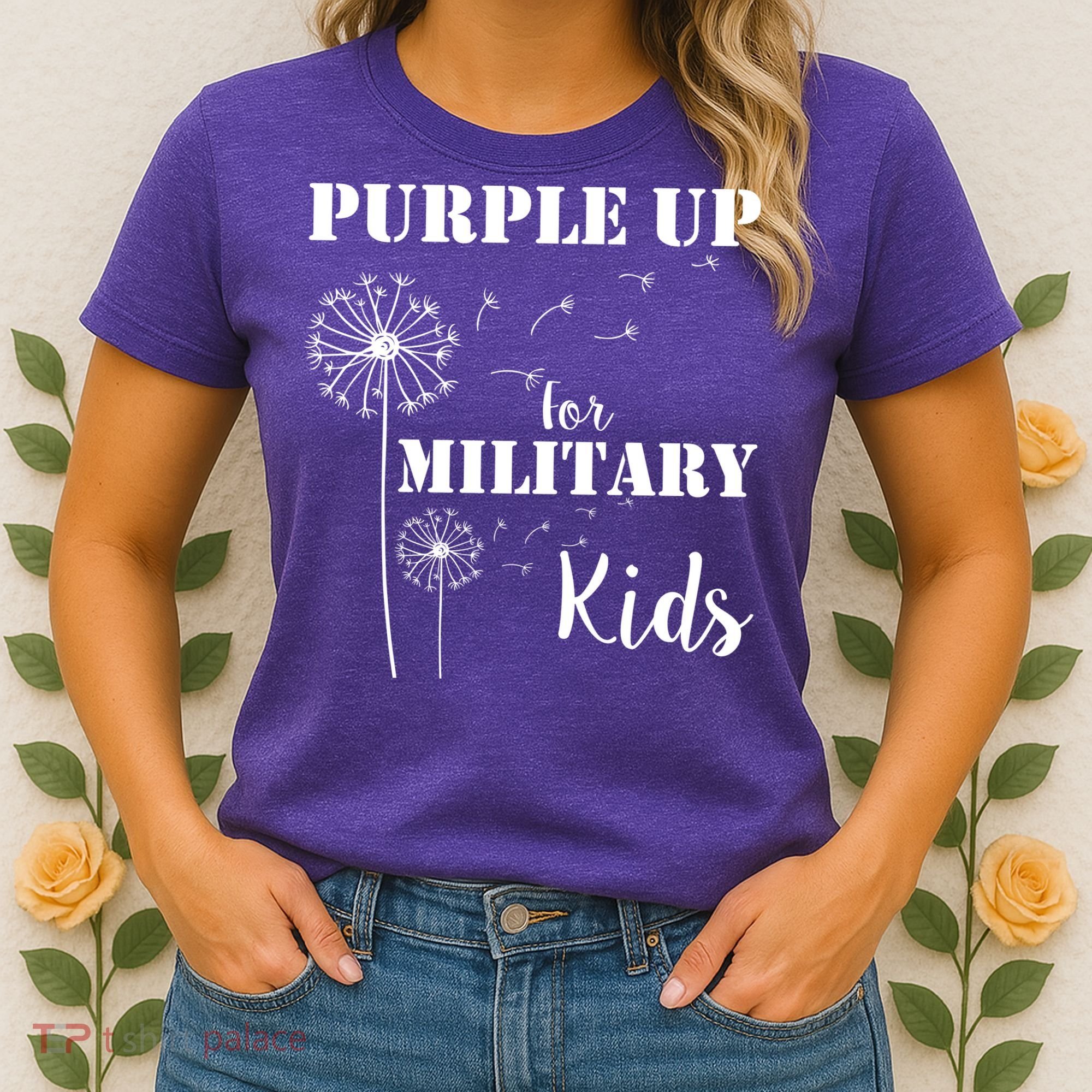 Purple Up Military Child Women's T-Shirt