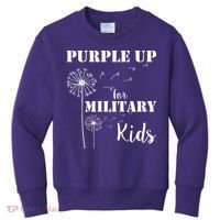 Purple Up Military Child Kids Sweatshirt thumb 0