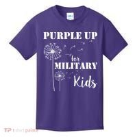 Purple Up Military Child Kids T-Shirt thumb 0