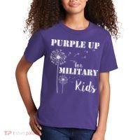Purple Up Military Child Kids T-Shirt thumb 2
