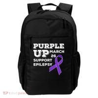 Purple UP March 26 Support Epilepsy Awareness Day Backpack thumb 0