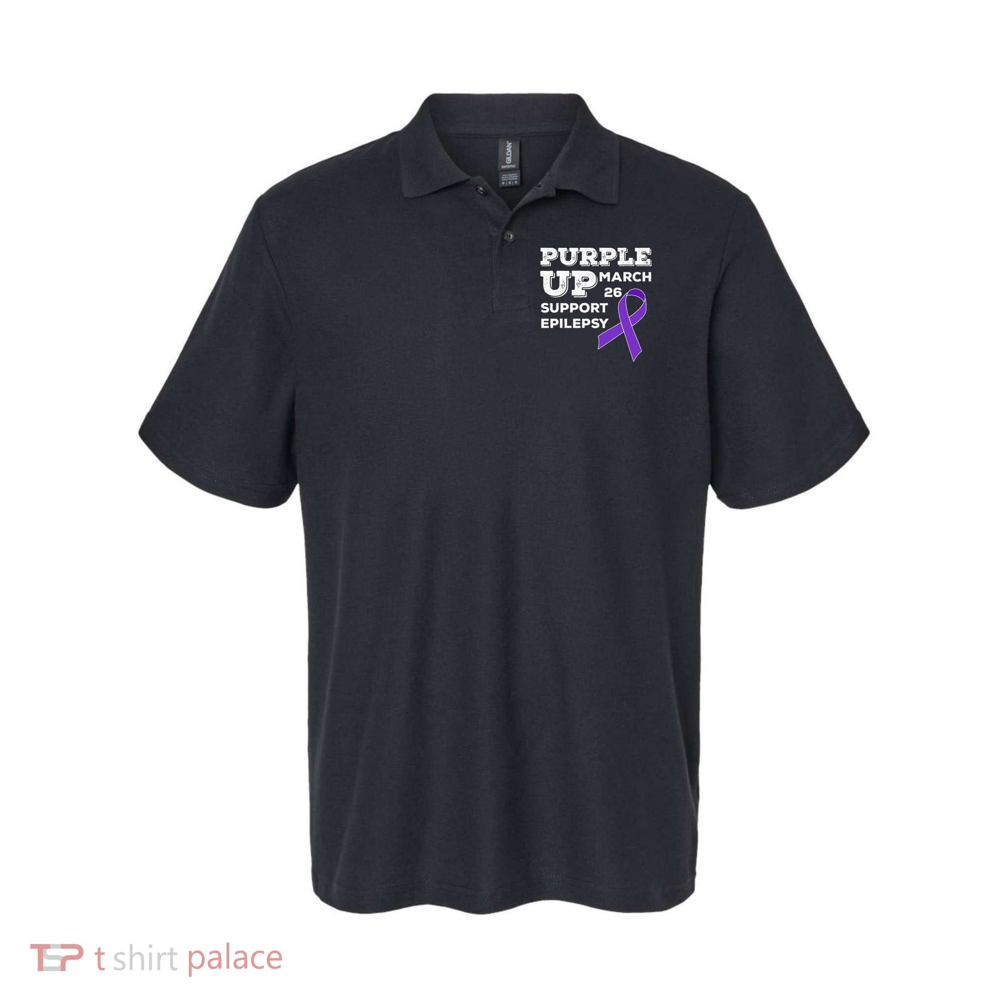 Purple UP March 26 Support Epilepsy Awareness Day Polo
