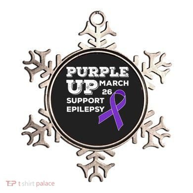 Purple UP March 26 Support Epilepsy Awareness Day Ornament