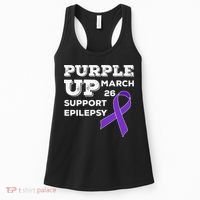 Purple UP March 26 Support Epilepsy Awareness Day Women's Tank Top thumb 0