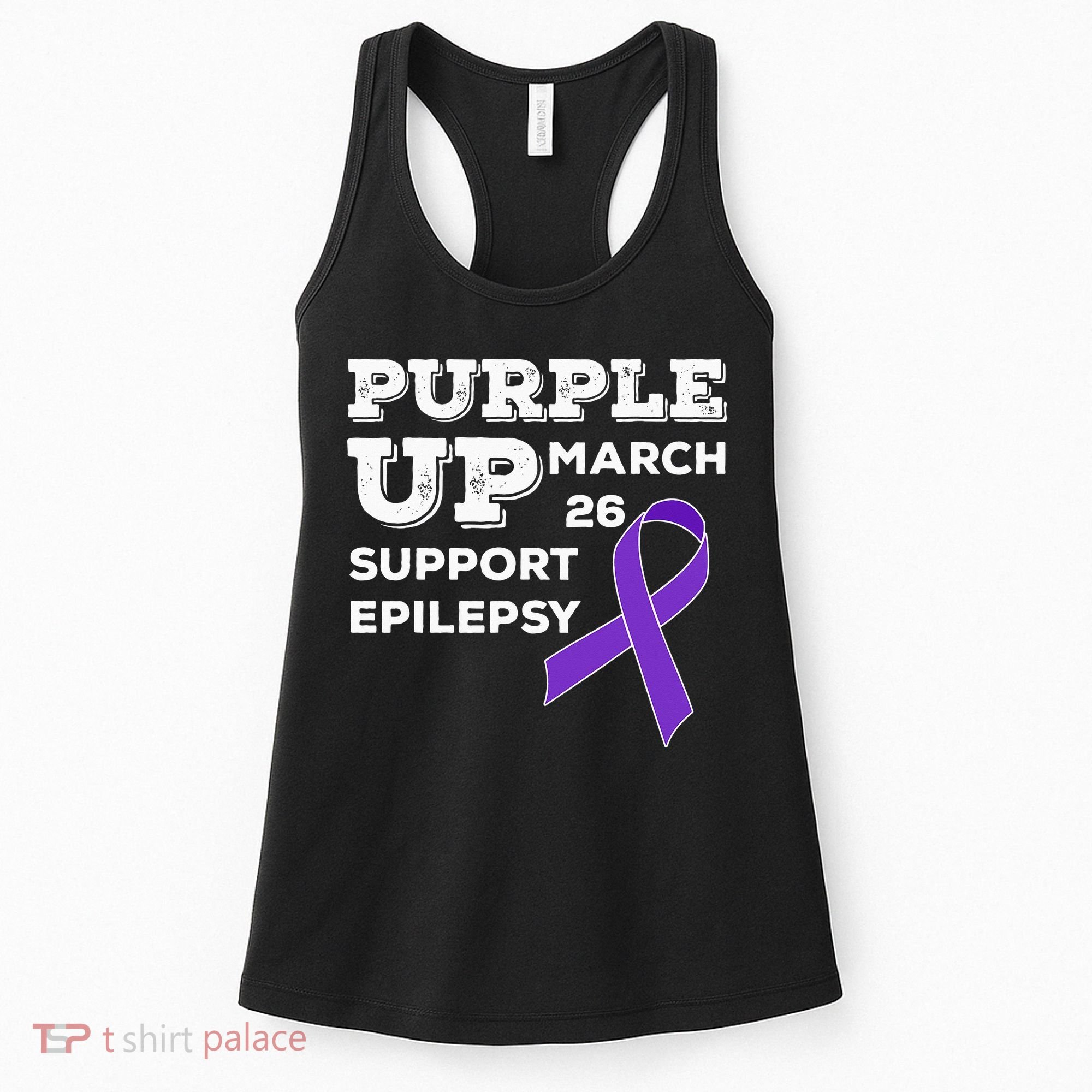 Purple UP March 26 Support Epilepsy Awareness Day Women's Tank Top
