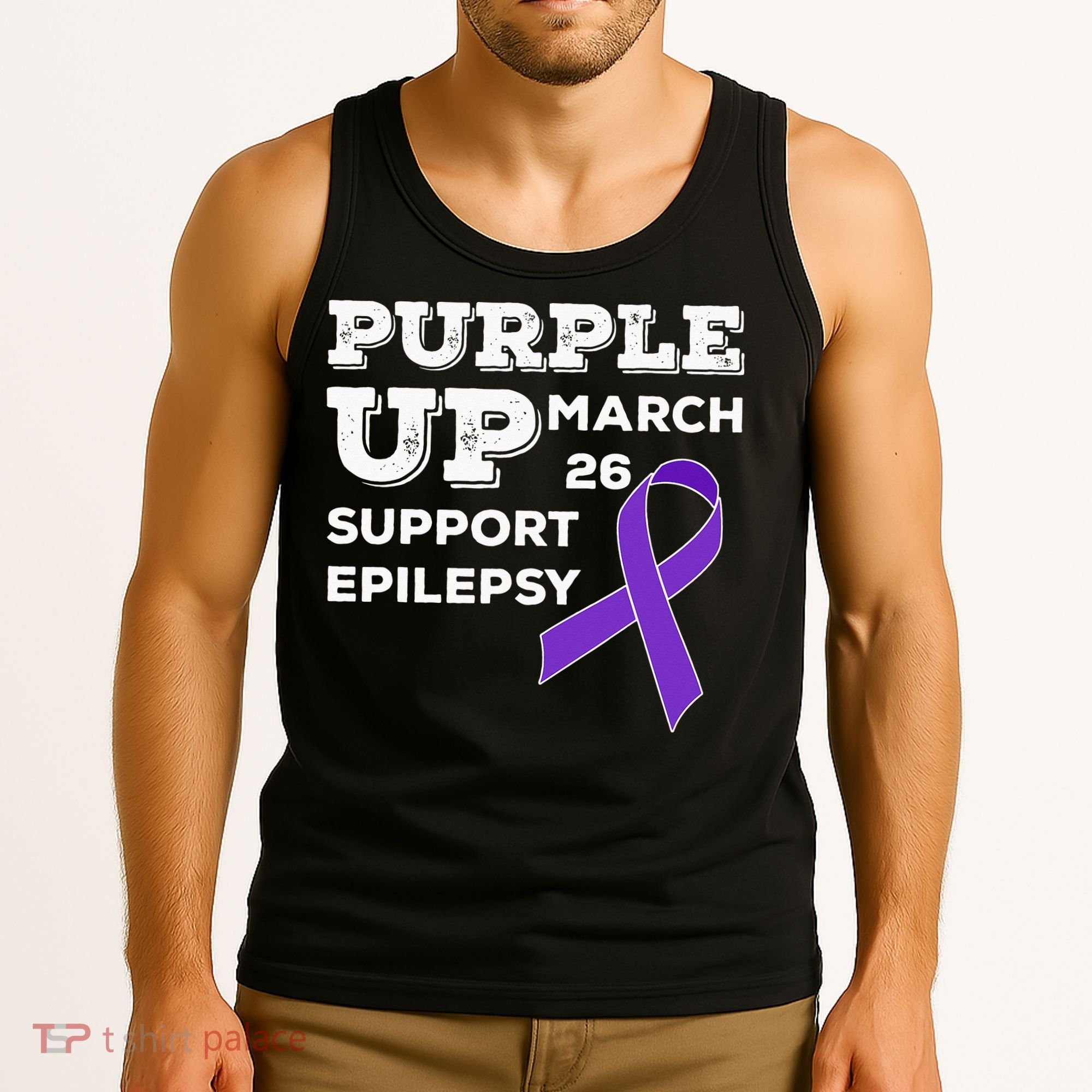 Purple UP March 26 Support Epilepsy Awareness Day Tank Top