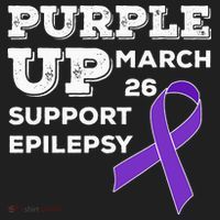 Purple UP March 26 Support Epilepsy Awareness Day Golf Towel thumb 3