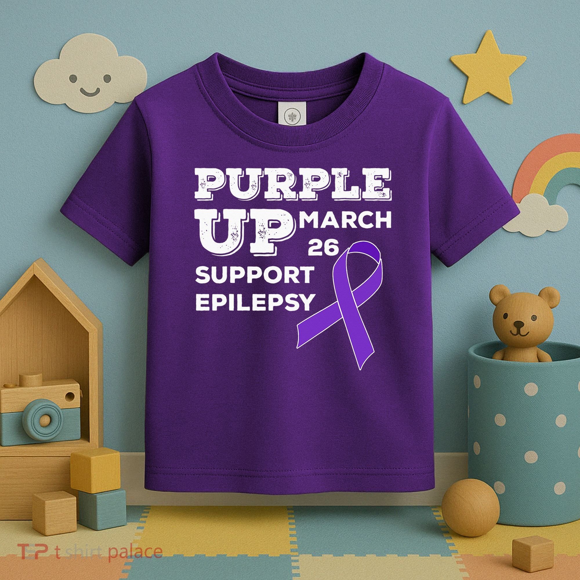 Purple UP March 26 Support Epilepsy Awareness Day Toddler T-Shirt