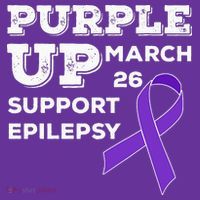 Purple UP March 26 Support Epilepsy Awareness Day Visor thumb 3