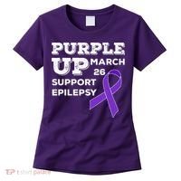 Purple UP March 26 Support Epilepsy Awareness Day Women's T-Shirt thumb 0